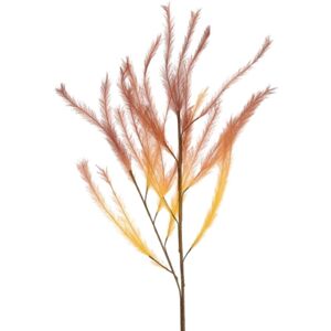 Umelá dekoratívna tráva oranžová 116 cm