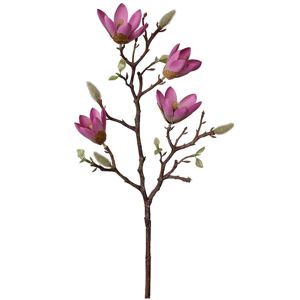 Umelý kvet magnólia  59 cm fialová
