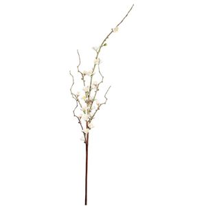 Umelý kvet vetvička 108 cm biela višňa