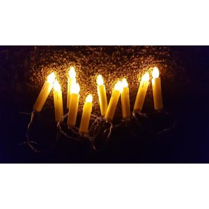 Vianočné osvetlenie  LED 10L sviečky 44/19/LBC WW