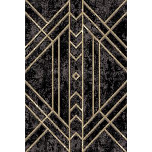 Vlnený koberec gate  2,0/3,0 čierna Agnella