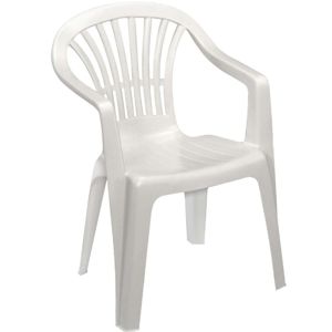 Záhradná stolička Altea biela 86267