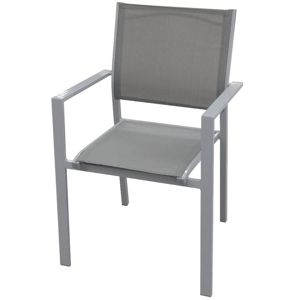 Stolička arizona aluminium tmavo-sivá tfc006