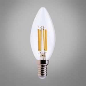 Žiarovka Filament LED C35 6W/600LM teplý